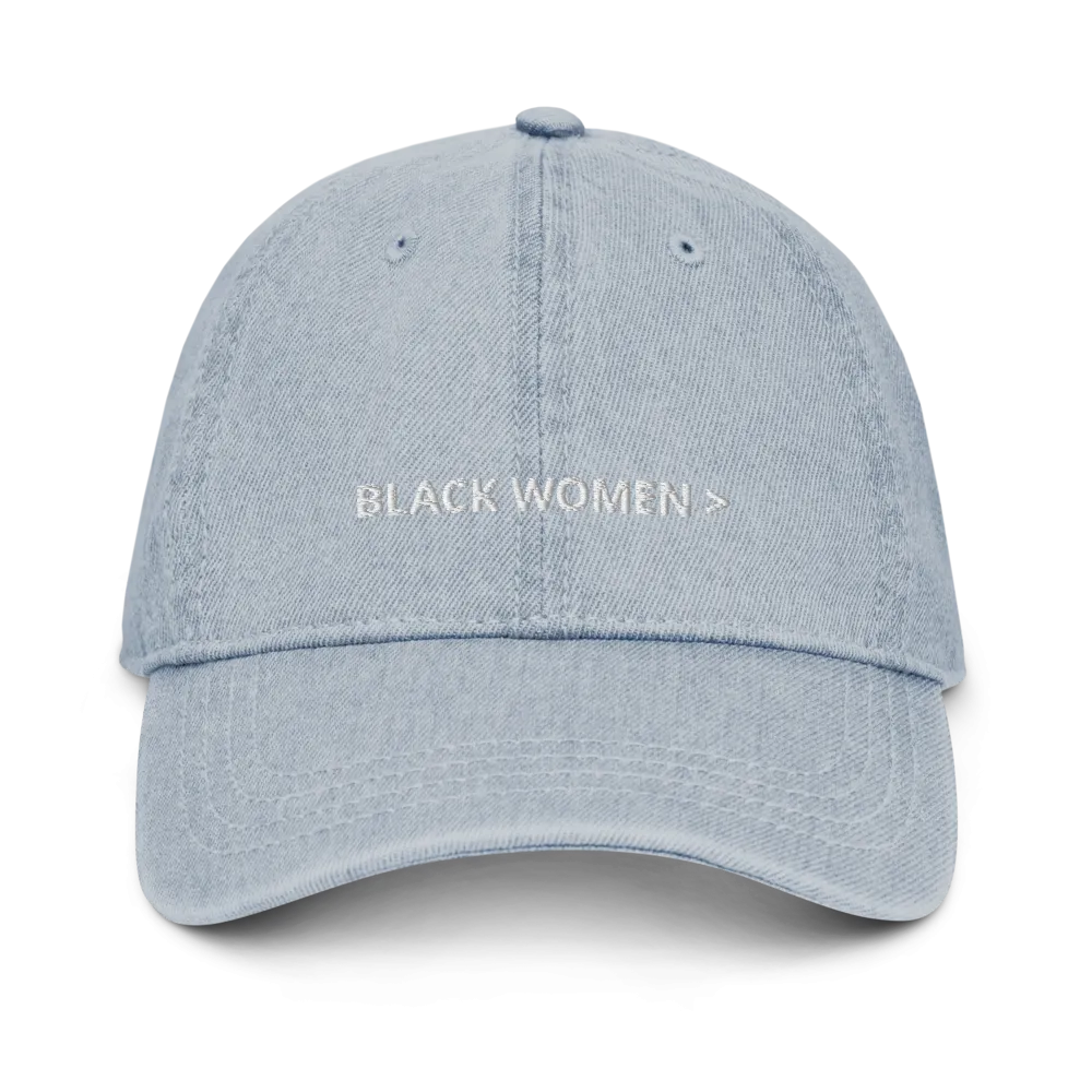 Black Women > Denim Dad Hat