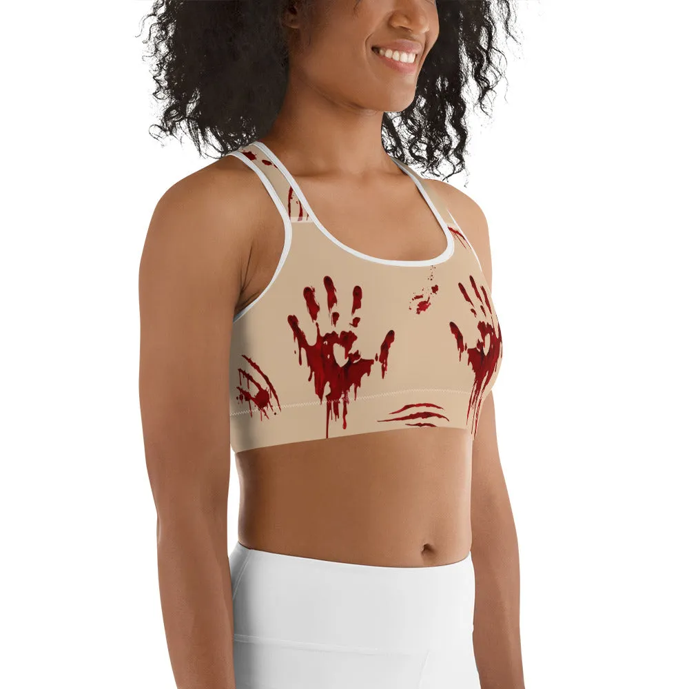 Bloody Halloween Sports Bra