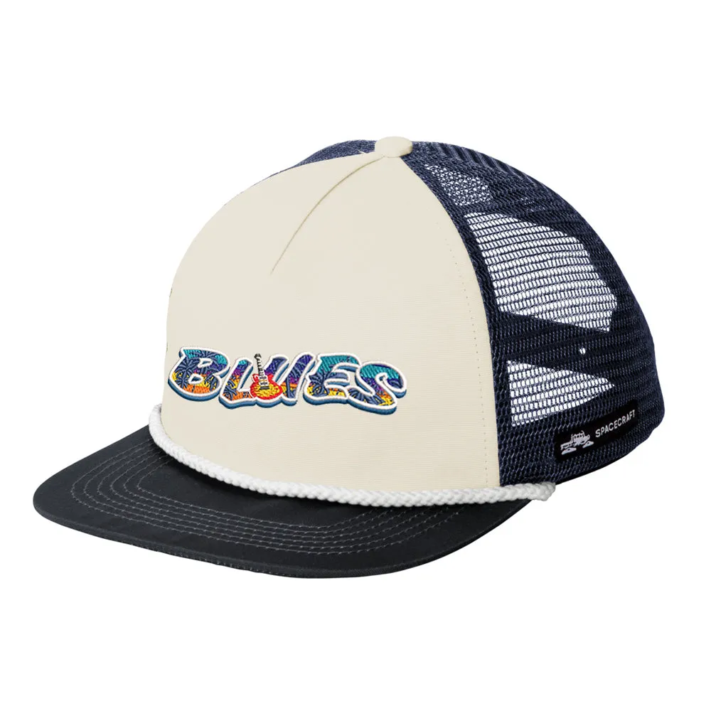 Blues Beach Spacecraft Trucker Hat