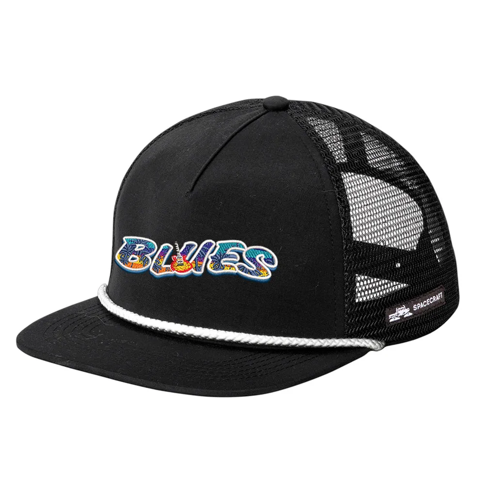 Blues Beach Spacecraft Trucker Hat