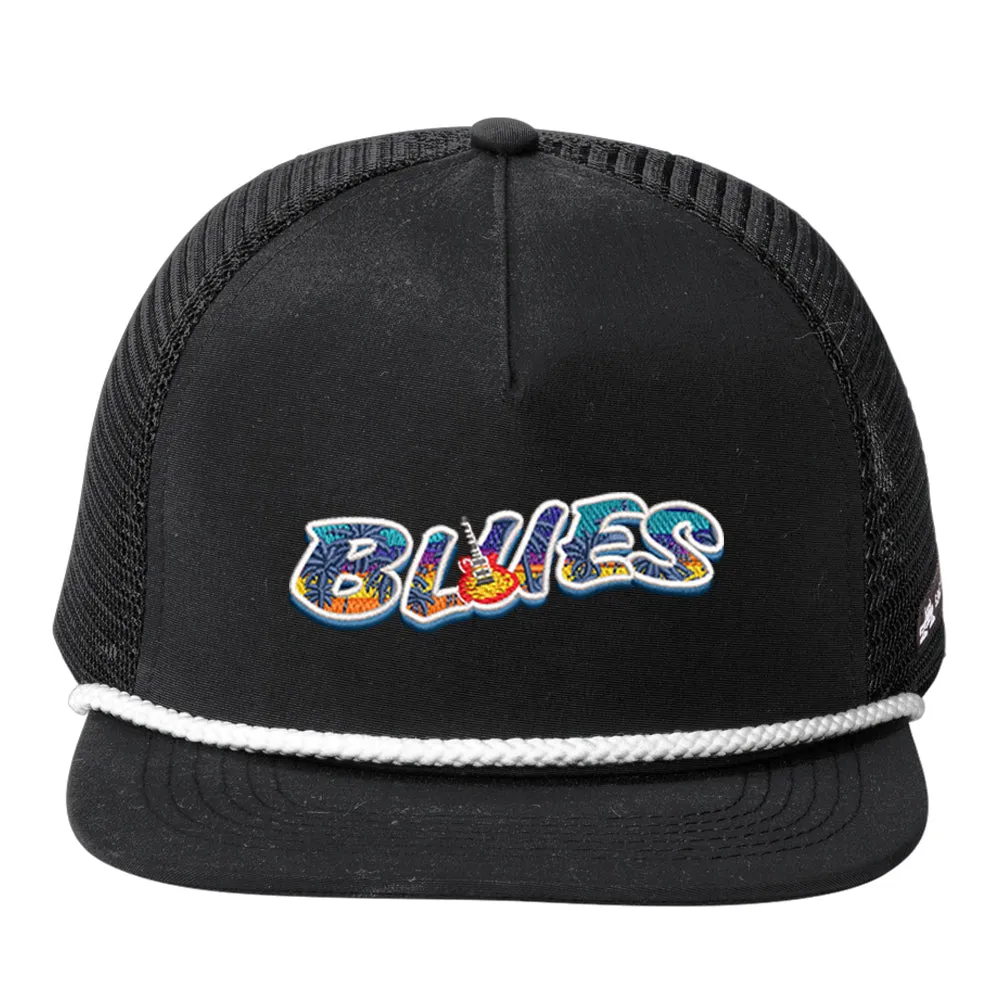 Blues Beach Spacecraft Trucker Hat