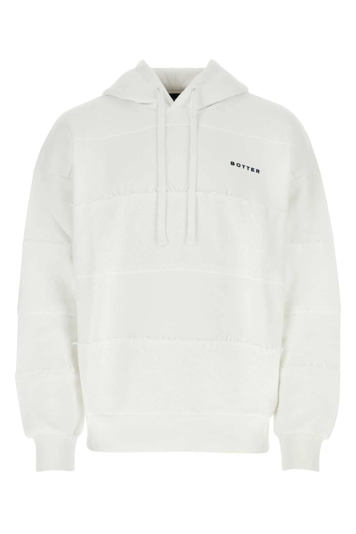 Botter White Cotton Oversize Sweatshirt