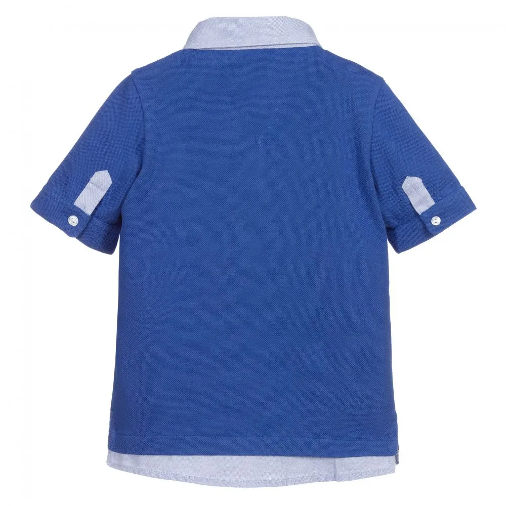 Boys Blue Polo Shirt 