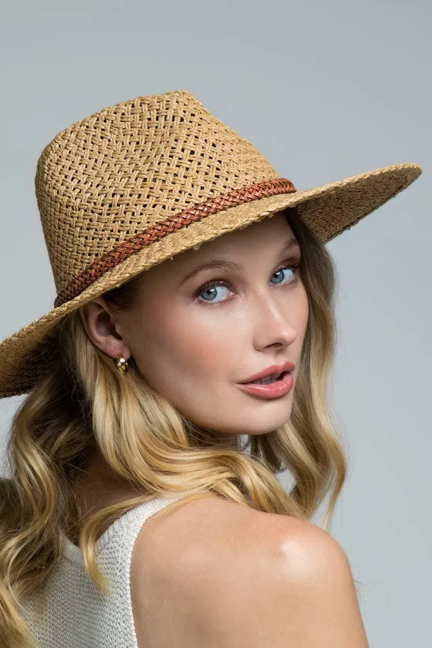 Braid Trim Panama Hat