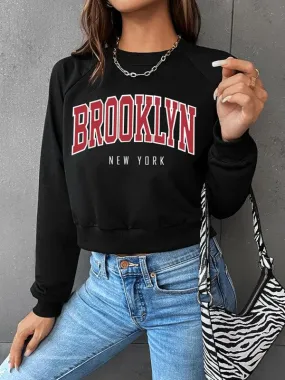 Brooklyn Women's Print Sweatshirt