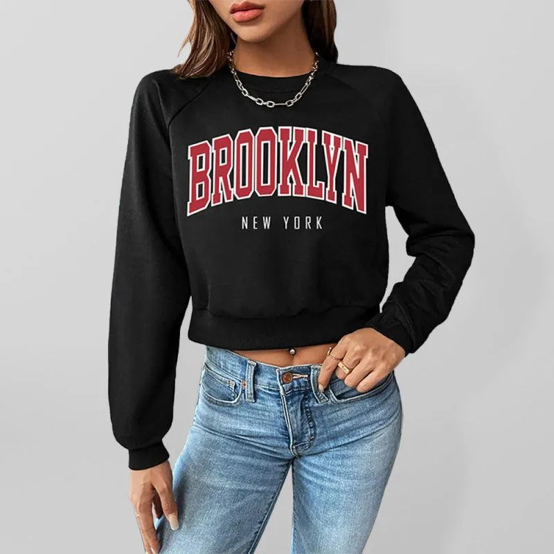 Brooklyn Women's Print Sweatshirt