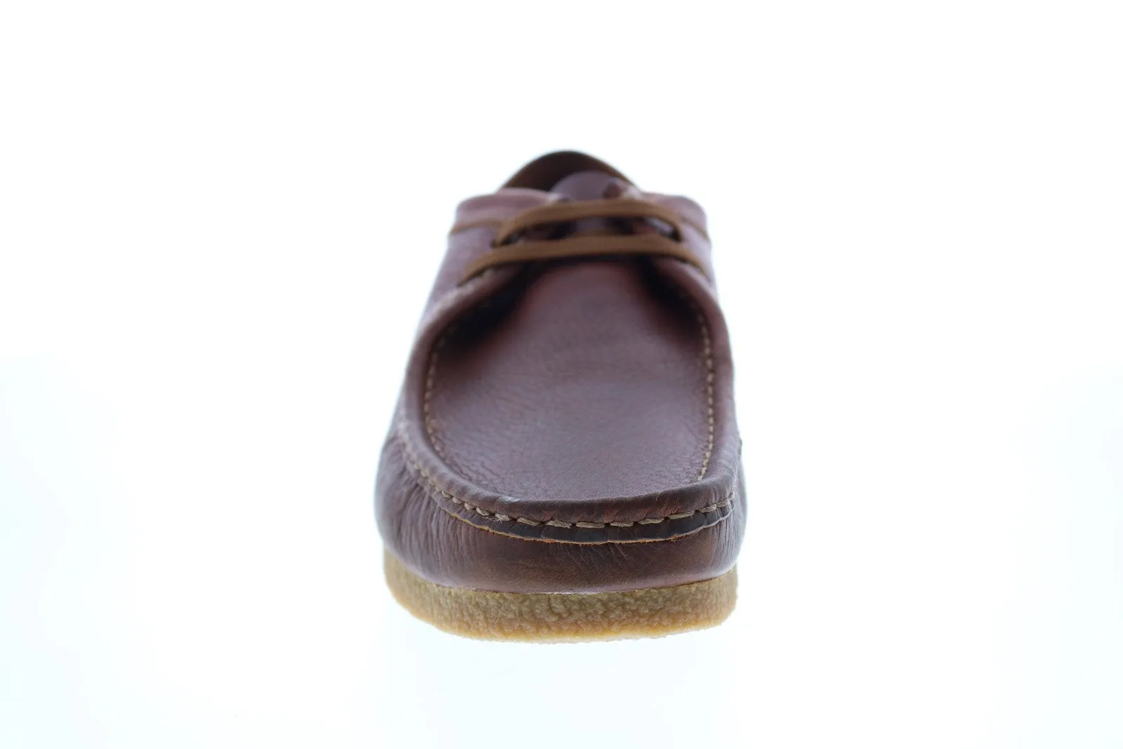 Brown Men's Oxford Shoes with Plain Toe