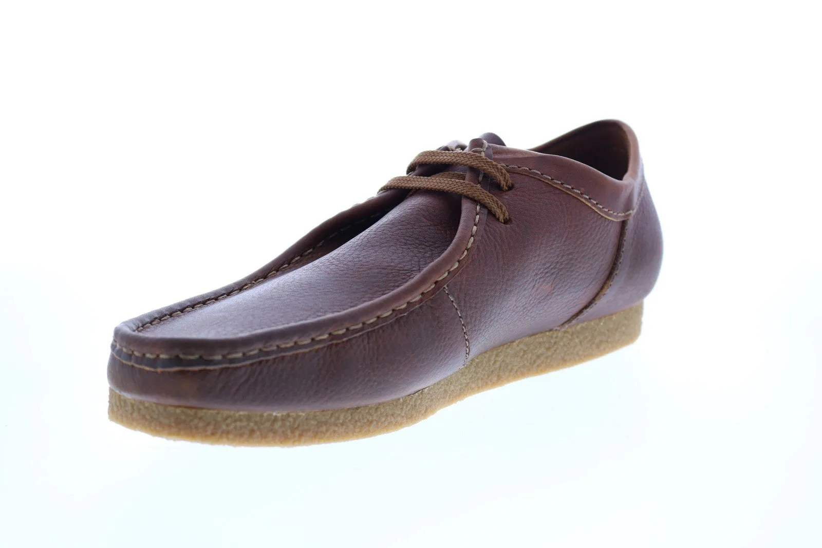 Brown Men's Oxford Shoes with Plain Toe