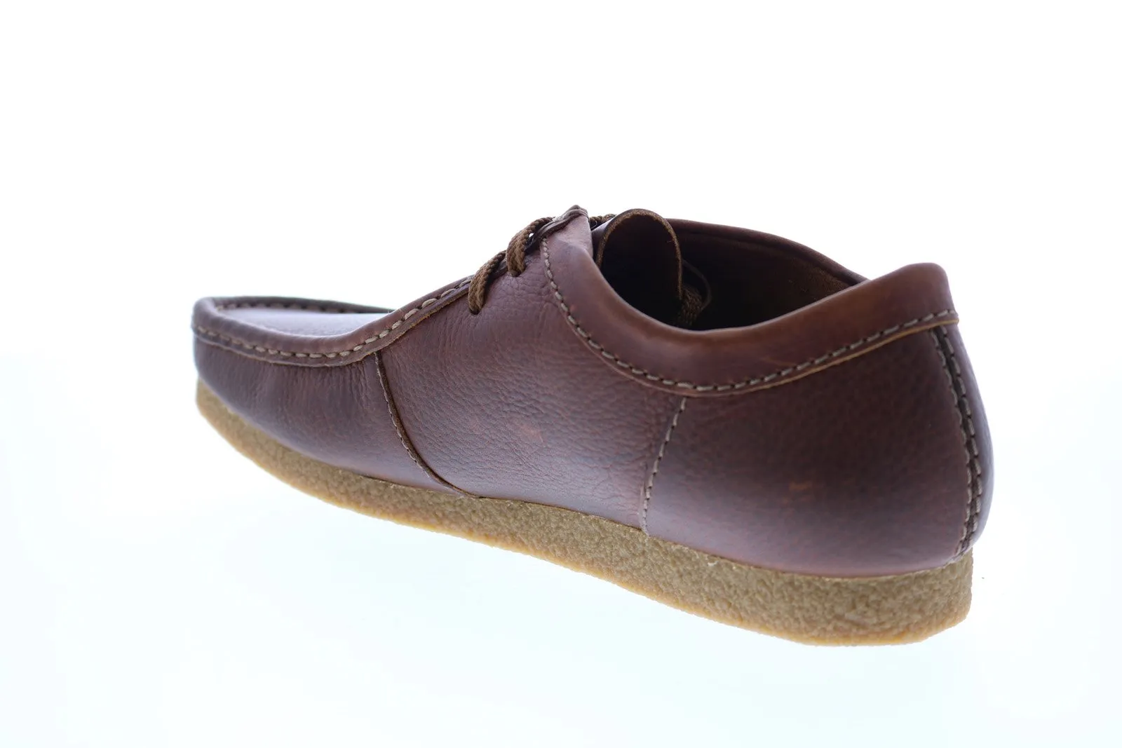 Brown Men's Oxford Shoes with Plain Toe