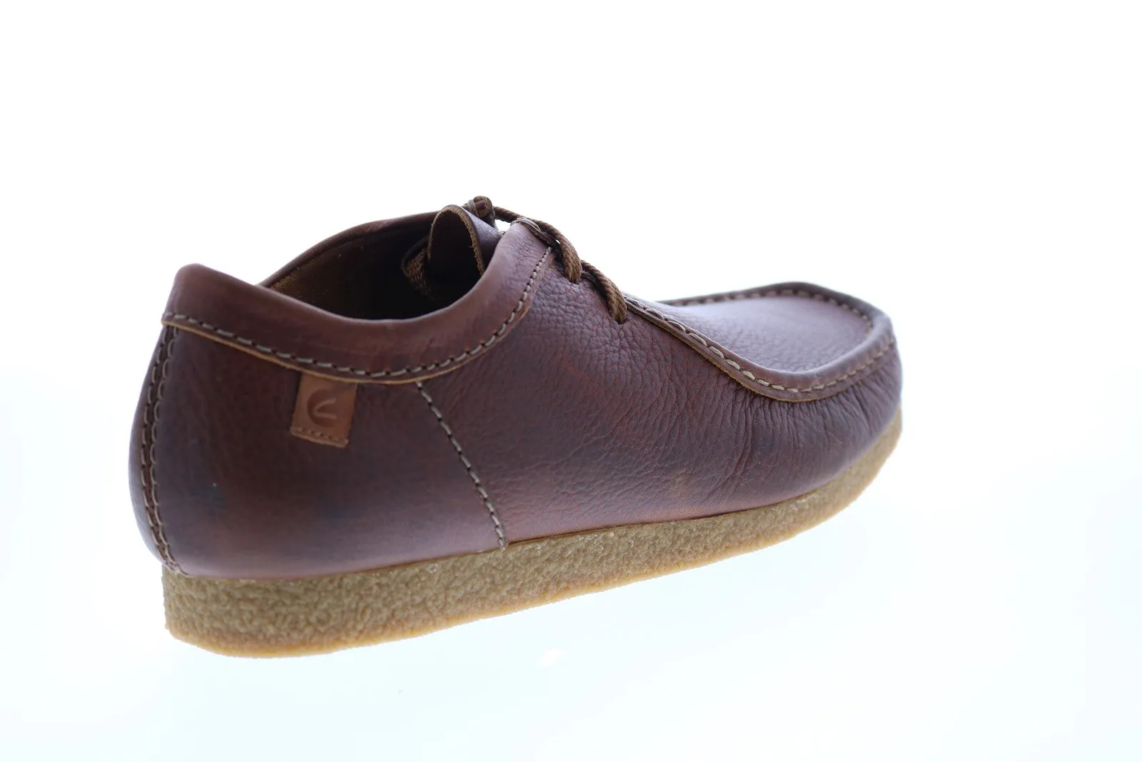 Brown Men's Oxford Shoes with Plain Toe