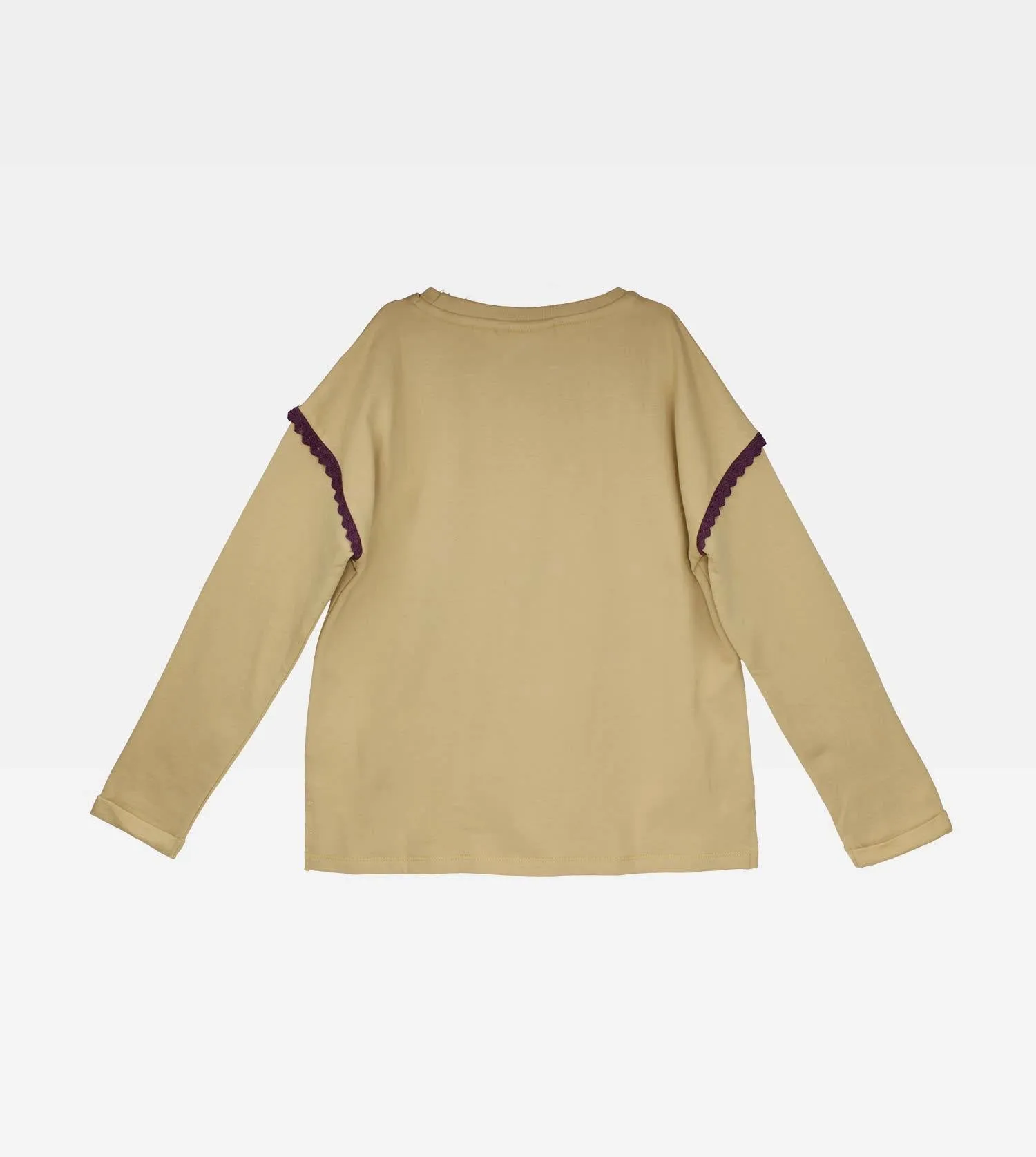 Camel sweatshirt frilly girl