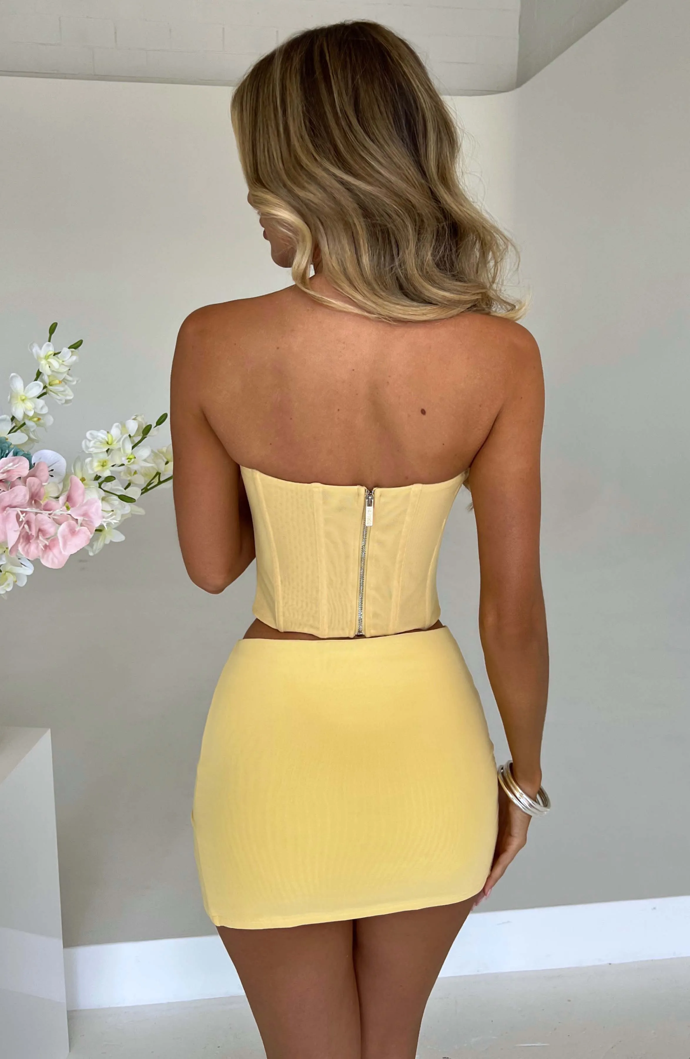 Yellow Cami Corset