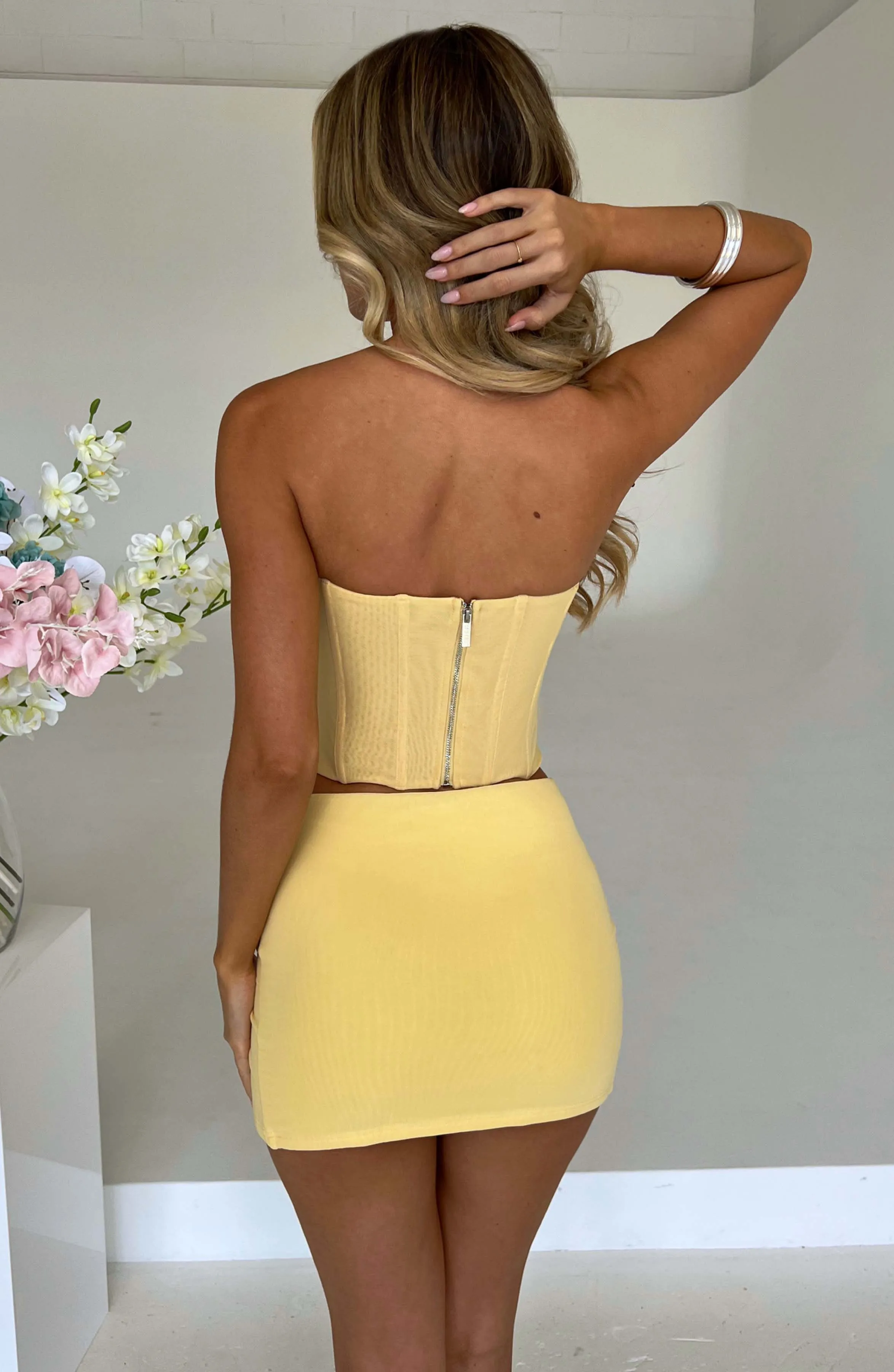 Yellow Cami Corset