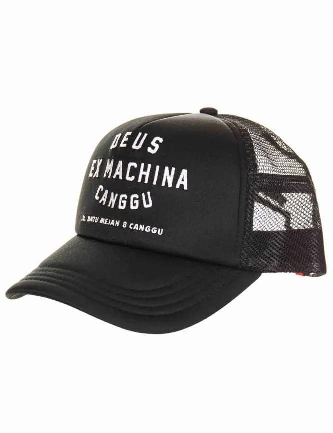 Canggu Address Trucker Hat - Black