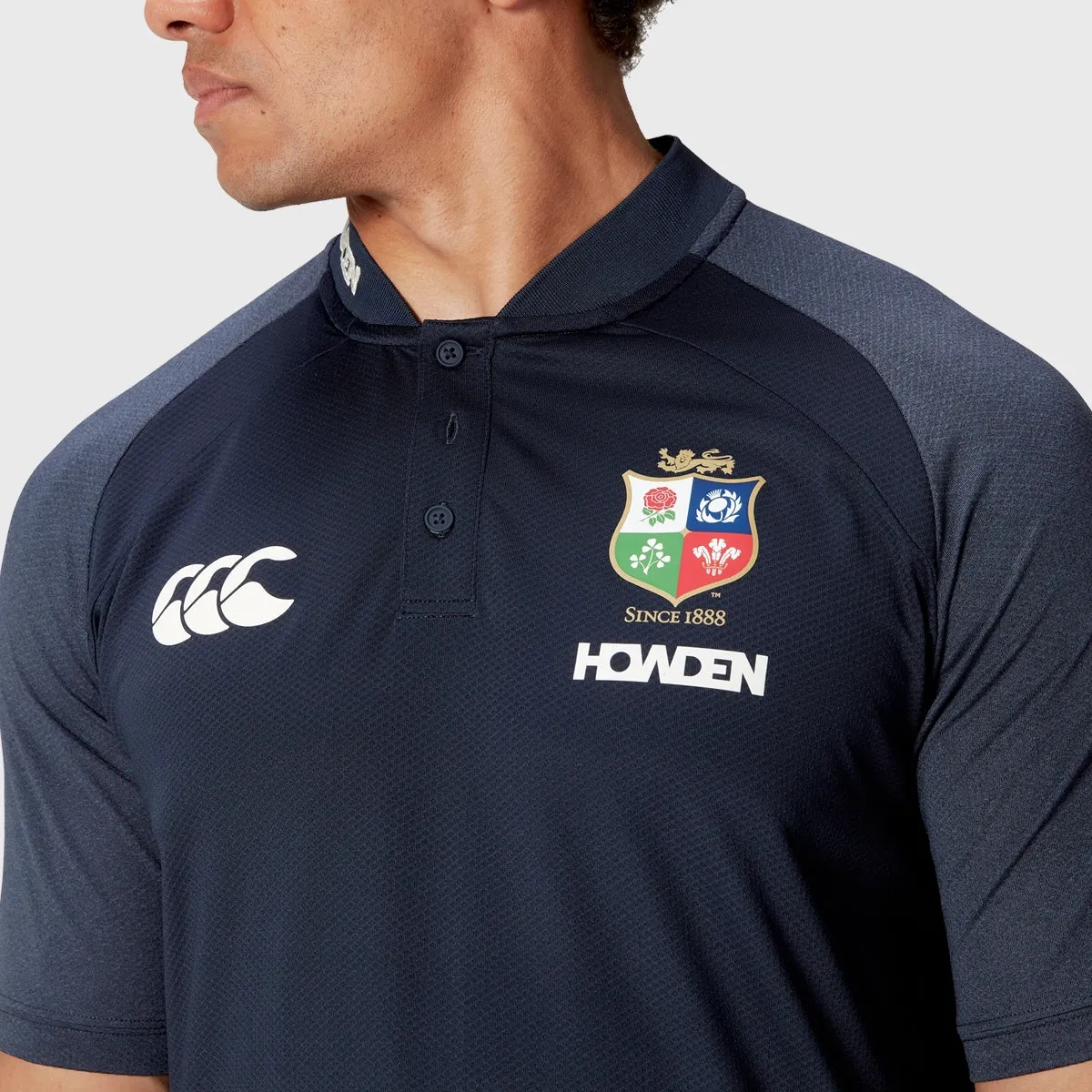 Canterbury British & Irish Lions Men's Poly Polo Shirt Navy