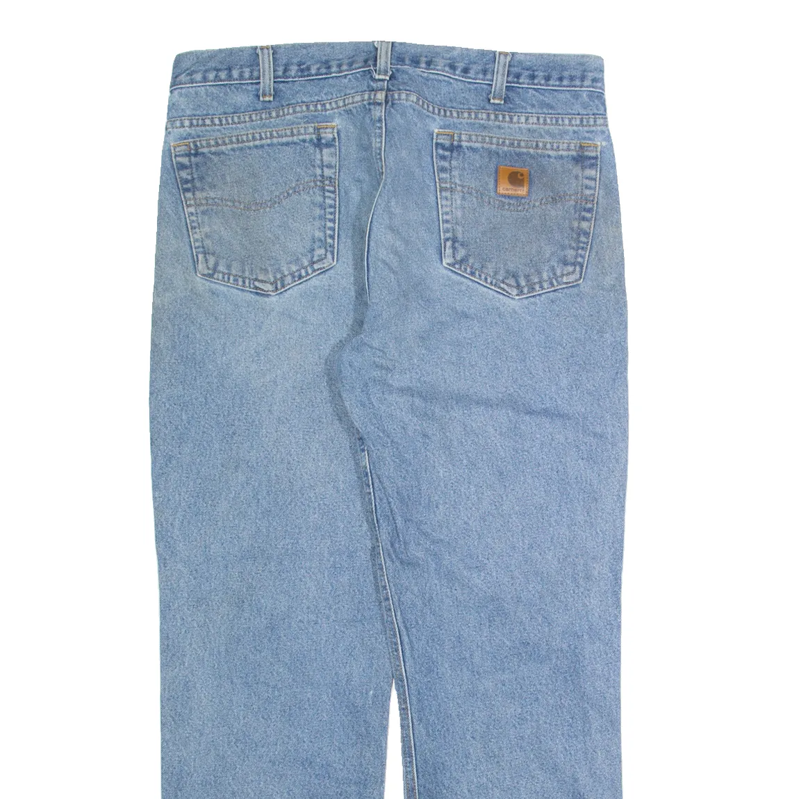 CARHARTT Mens Jeans Blue Regular Straight W36 L30