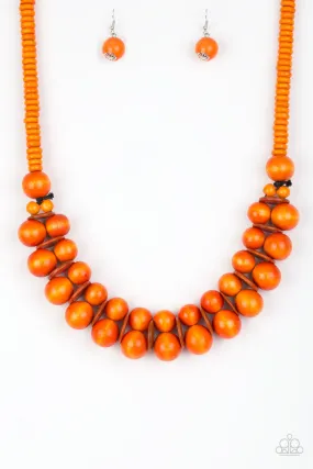 Caribbean Orange Necklace Cover Girl