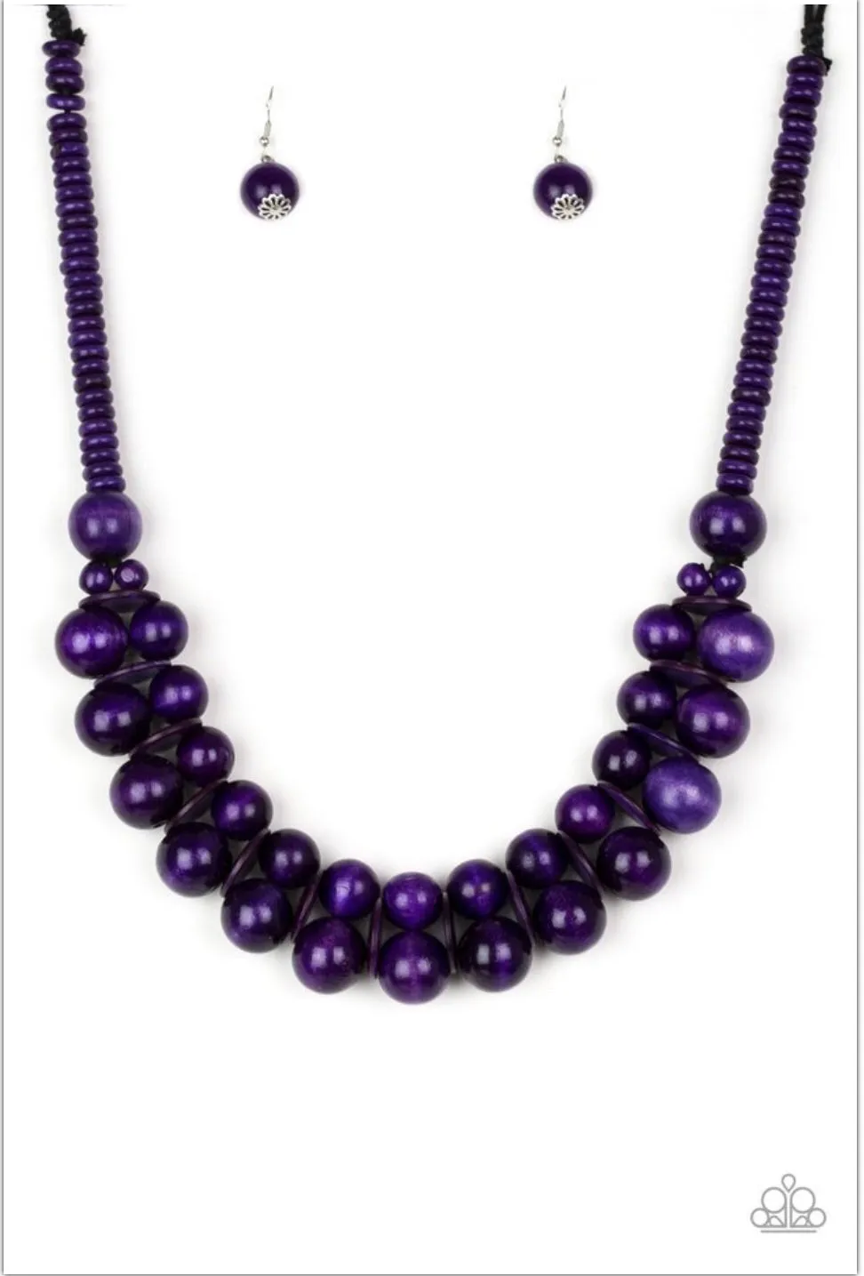 Caribbean Purple Necklace Cover Girl