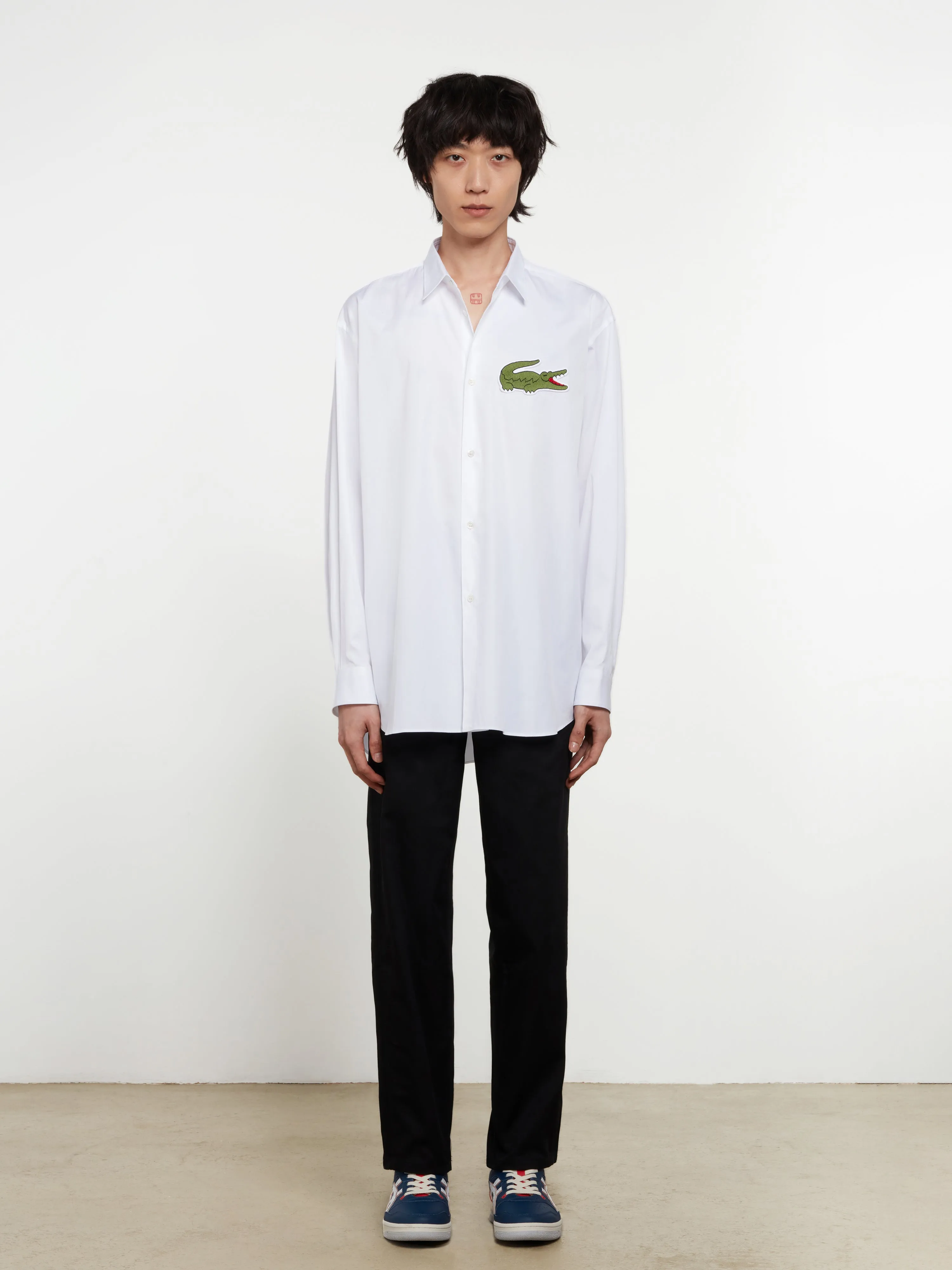 CDG Shirt Lacoste Men’s Shirt  White