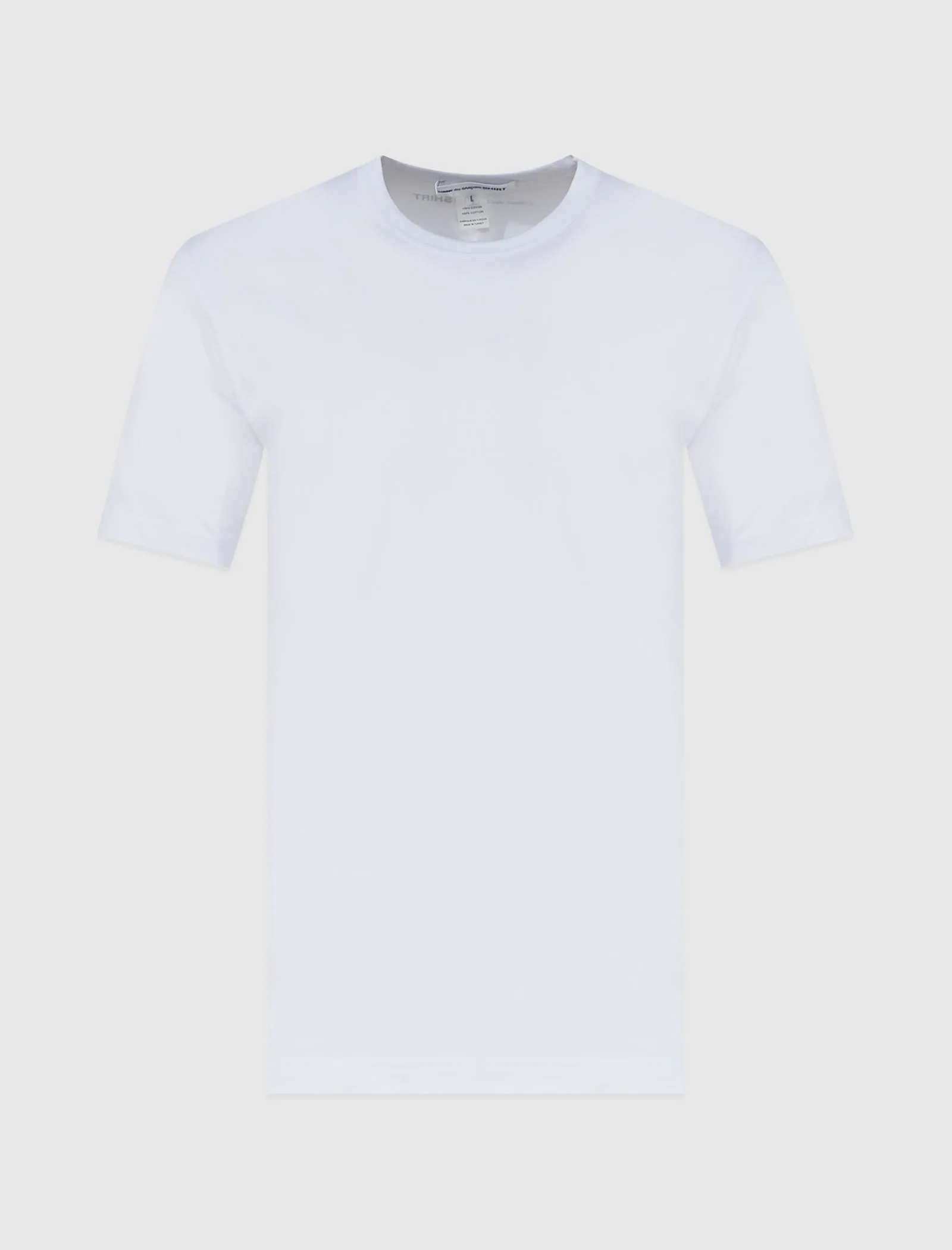 CDG SHIRT T-SHIRT   WHITE