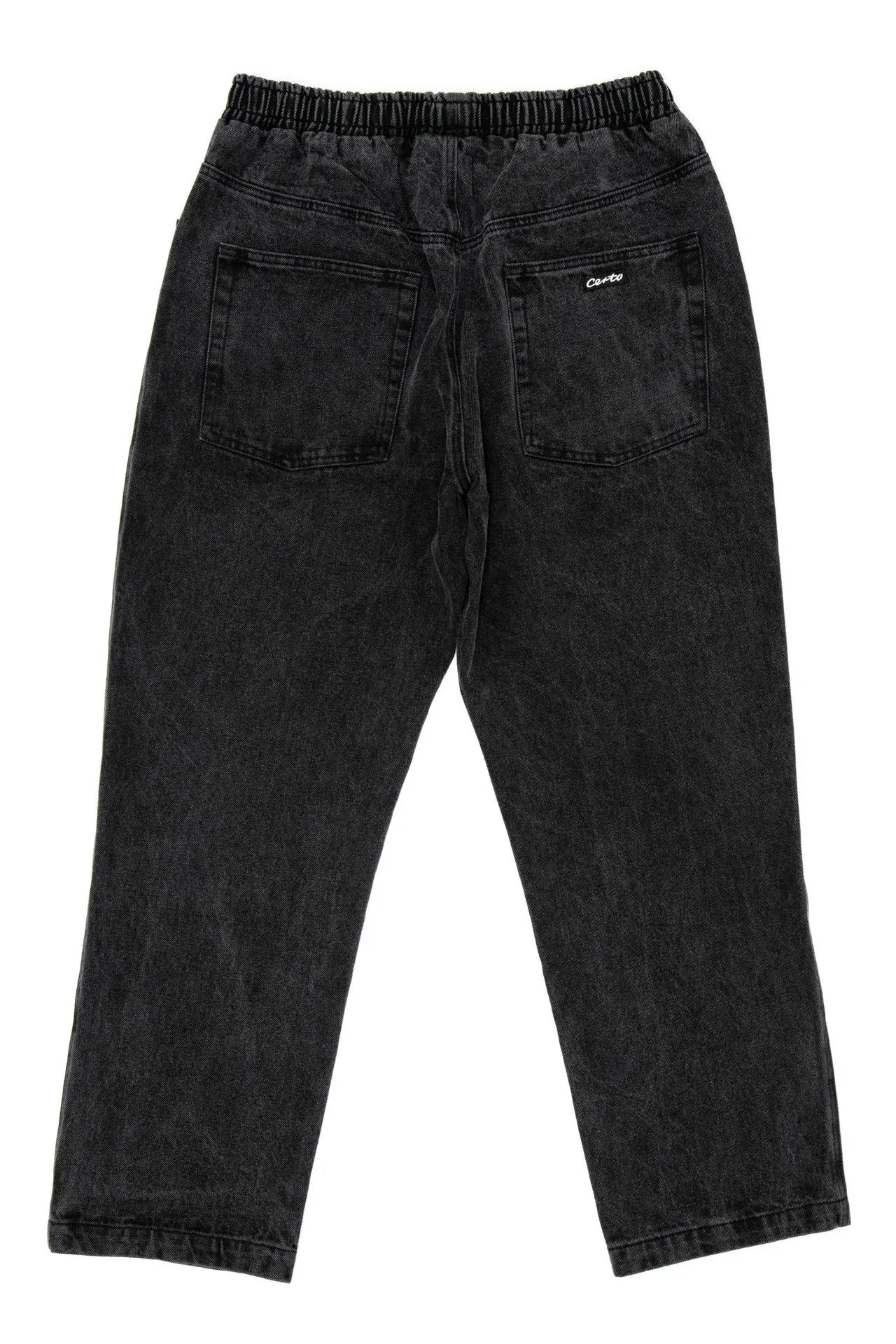 CERTO DENIM JEANS DJT001 // BLACK WASHED