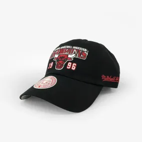 Chicago Bulls 1996 NBA Champions Black Dad Hat