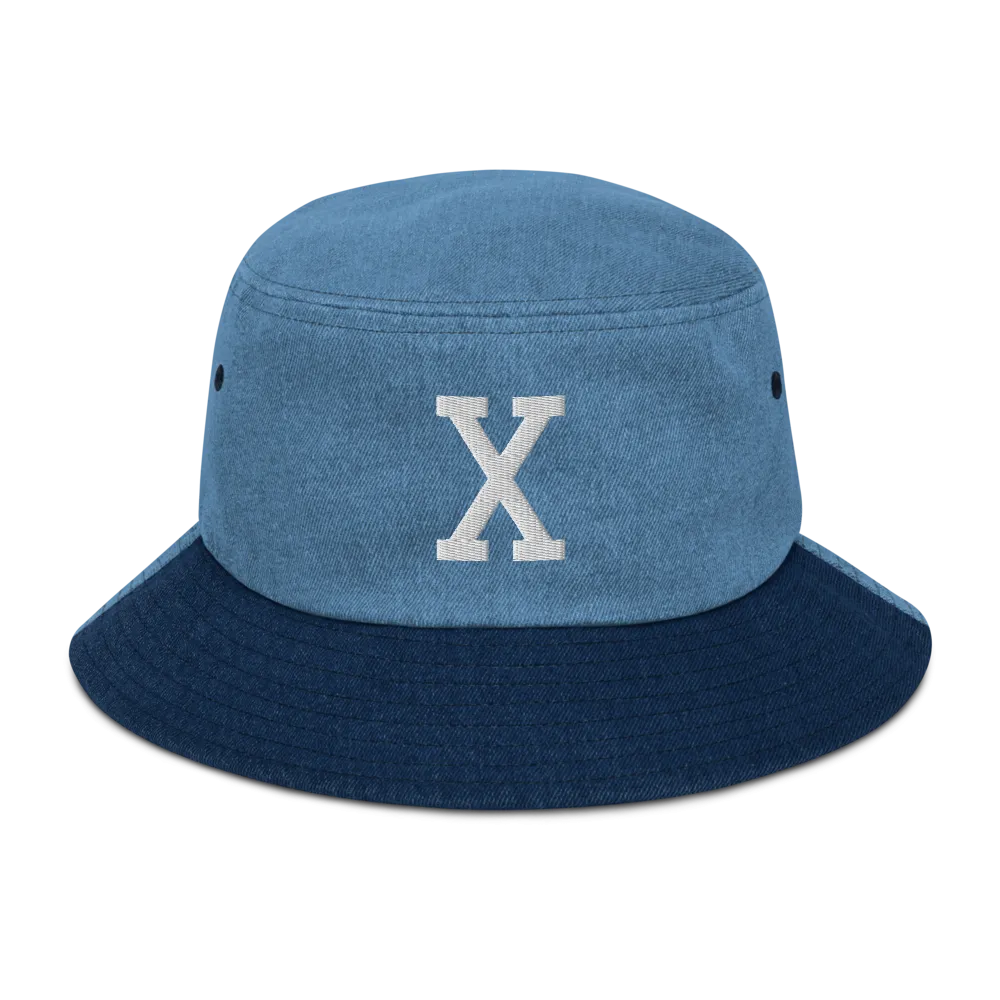 Classic Malcolm X Denim Bucket Hat