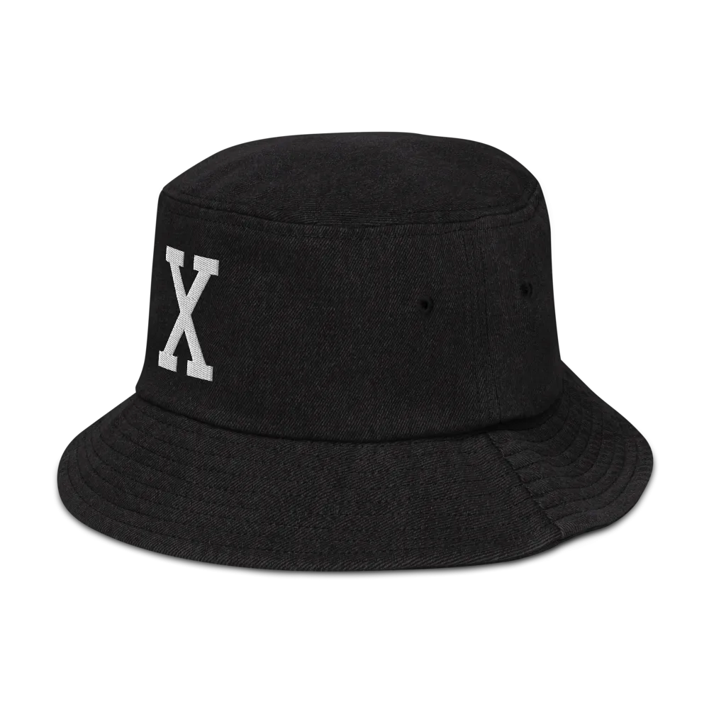 Classic Malcolm X Denim Bucket Hat