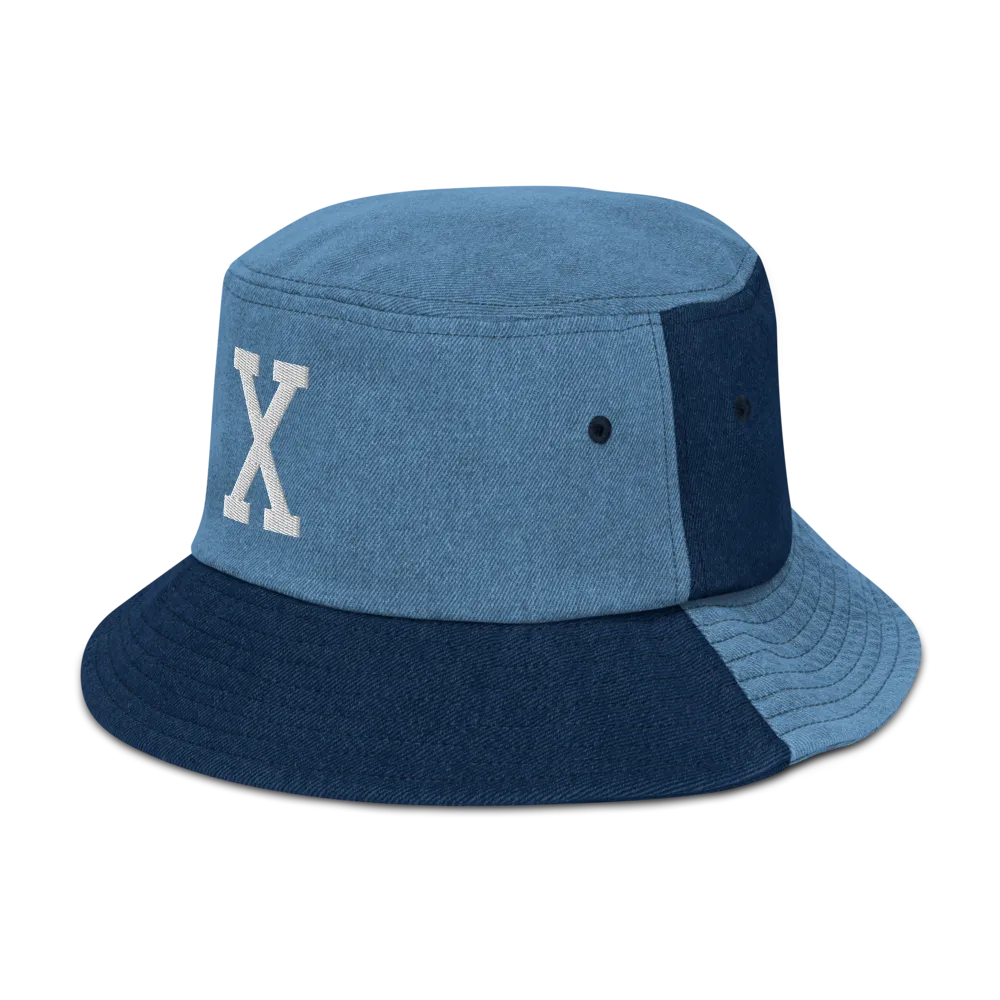 Classic Malcolm X Denim Bucket Hat