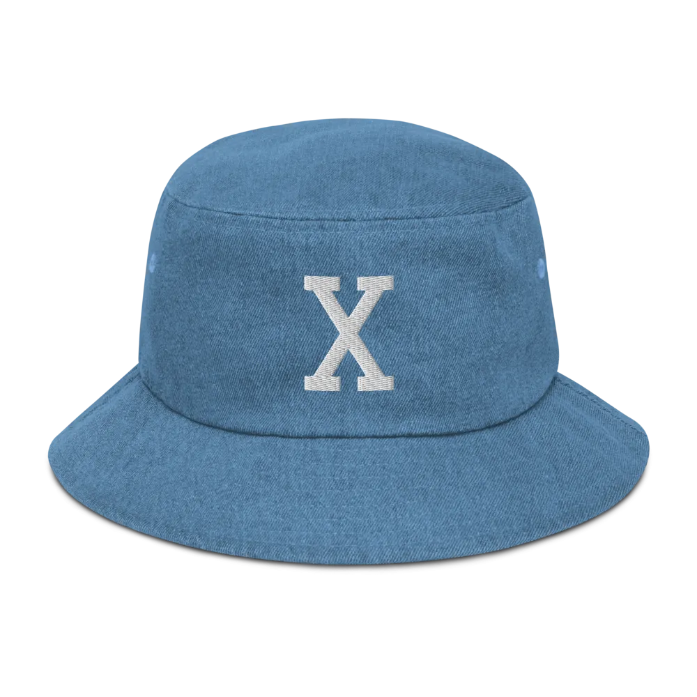 Classic Malcolm X Denim Bucket Hat