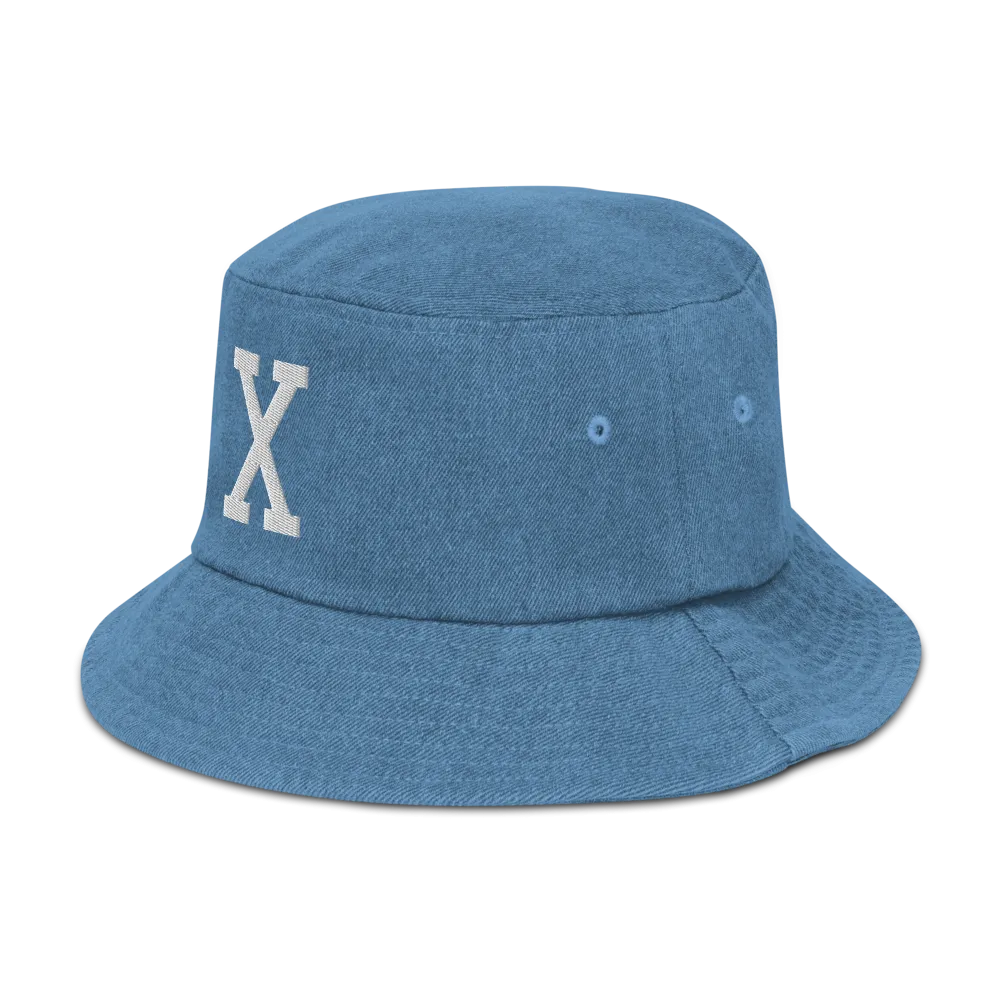 Classic Malcolm X Denim Bucket Hat