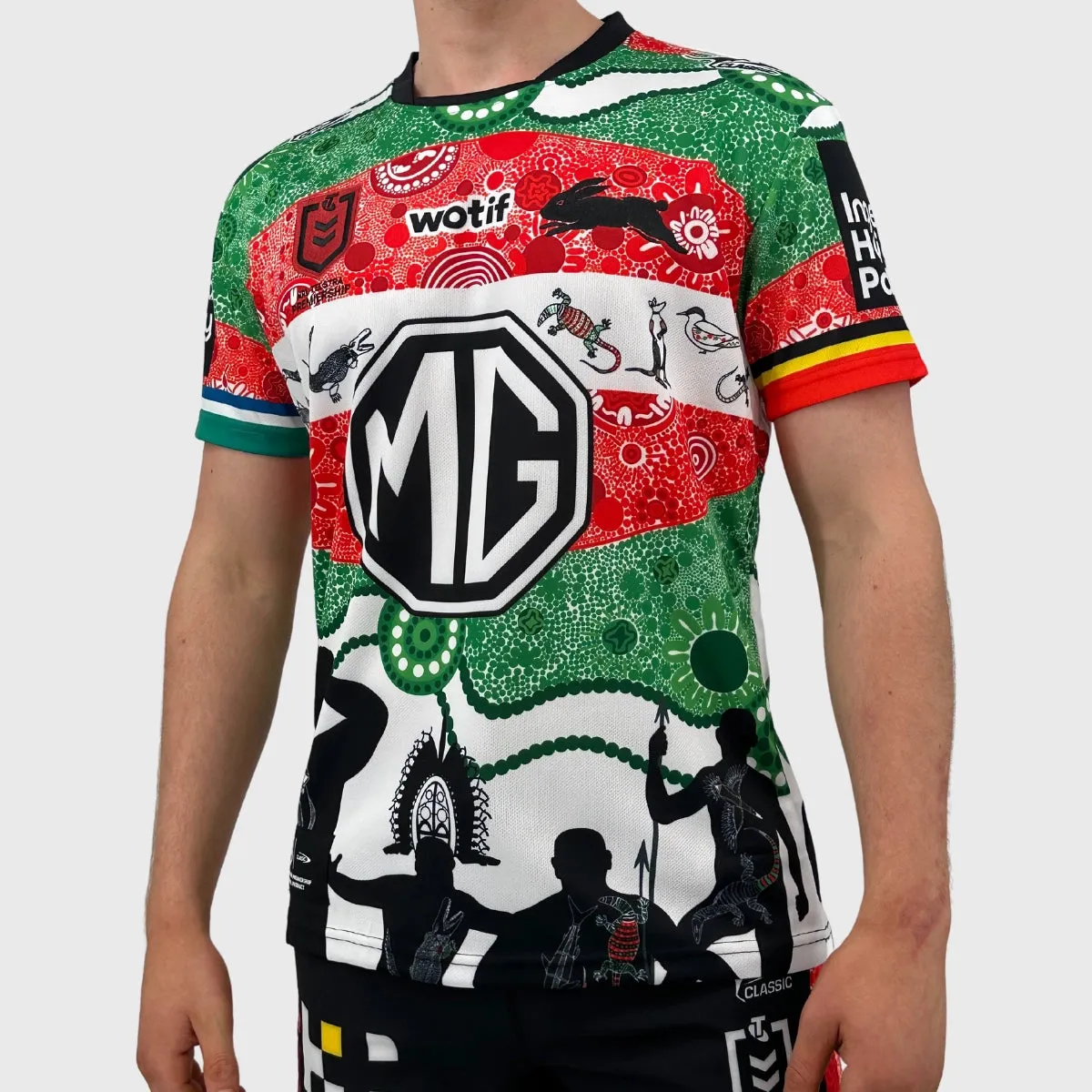 Classic Rabbitohs Men's NRL Indigenous Rugby Jersey