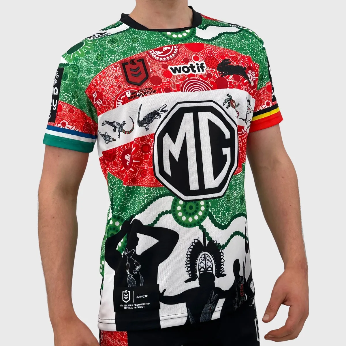 Classic Rabbitohs Men's NRL Indigenous Rugby Jersey