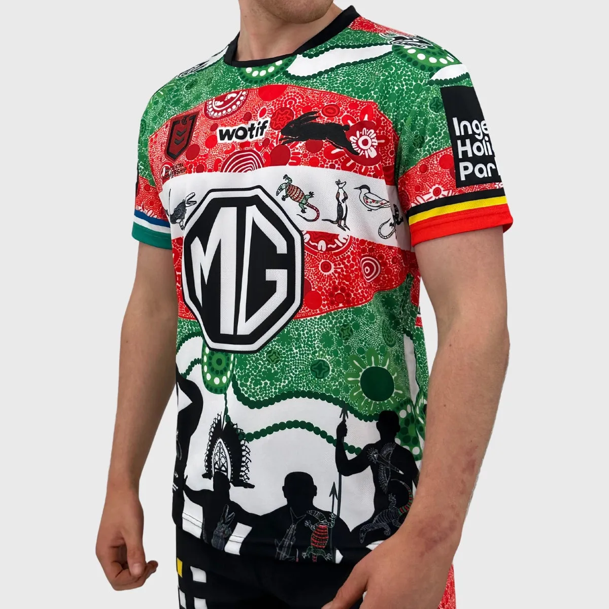 Classic Rabbitohs Men's NRL Indigenous Rugby Jersey