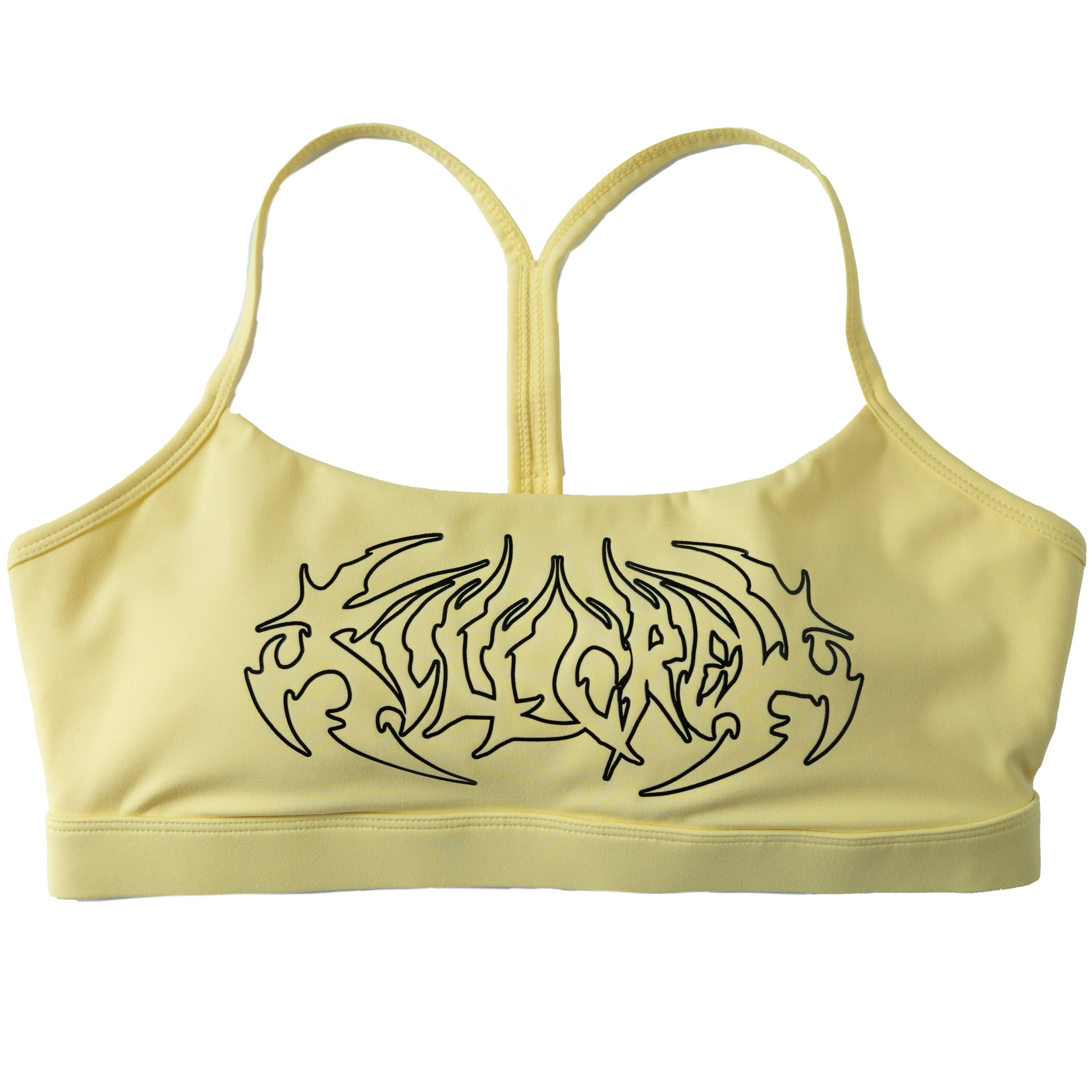 CLASSIC SPORTS BRA TRIBAL - YELLOW / BLACK