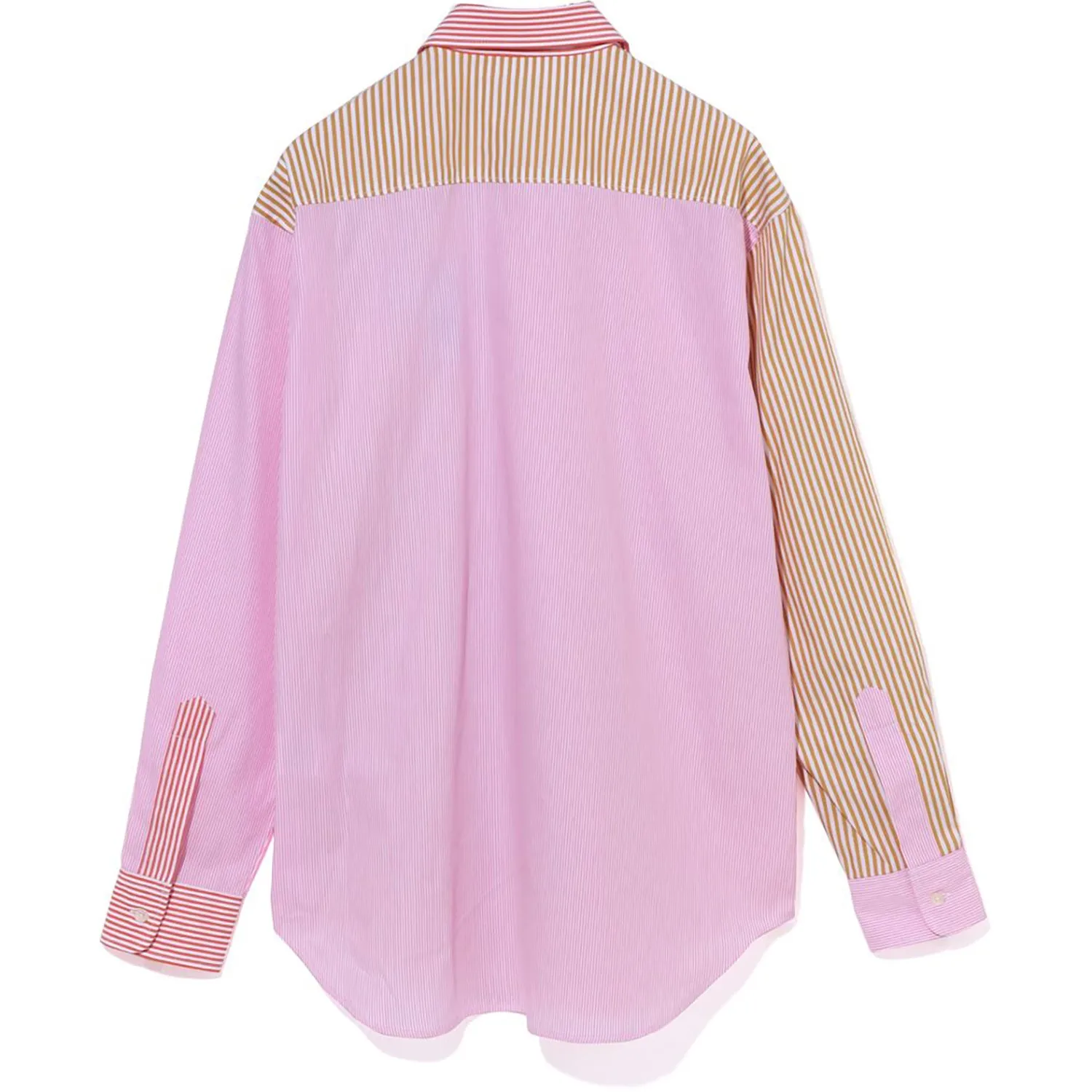 LADIES COLLEGE OVERSIZED MULTI STRIPED SHIRT