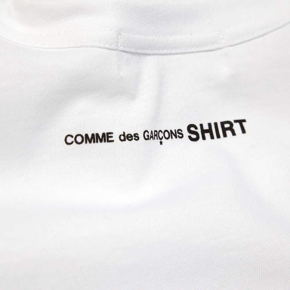 Comme de Garcons SHIRT Gingham Pocket TeeWhite