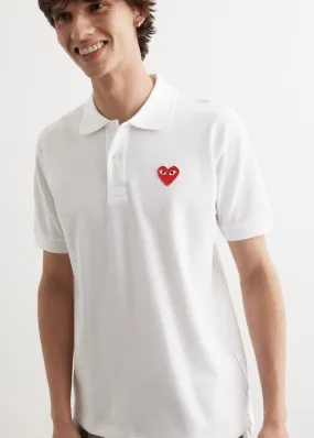 Comme Des Garcons Play -  T006 Red Heart Polo Shirt - Polo