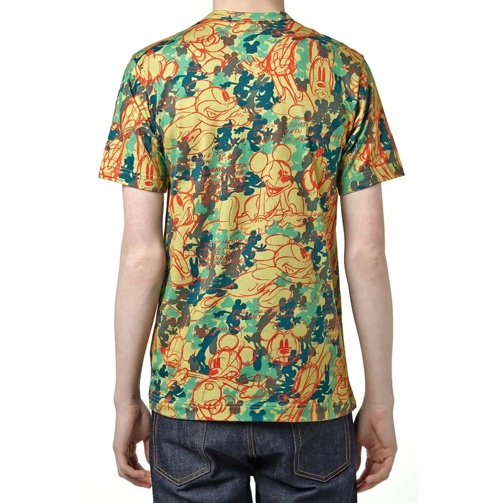 Comme des Garçons SHIRT Disney Camo TeeGreen