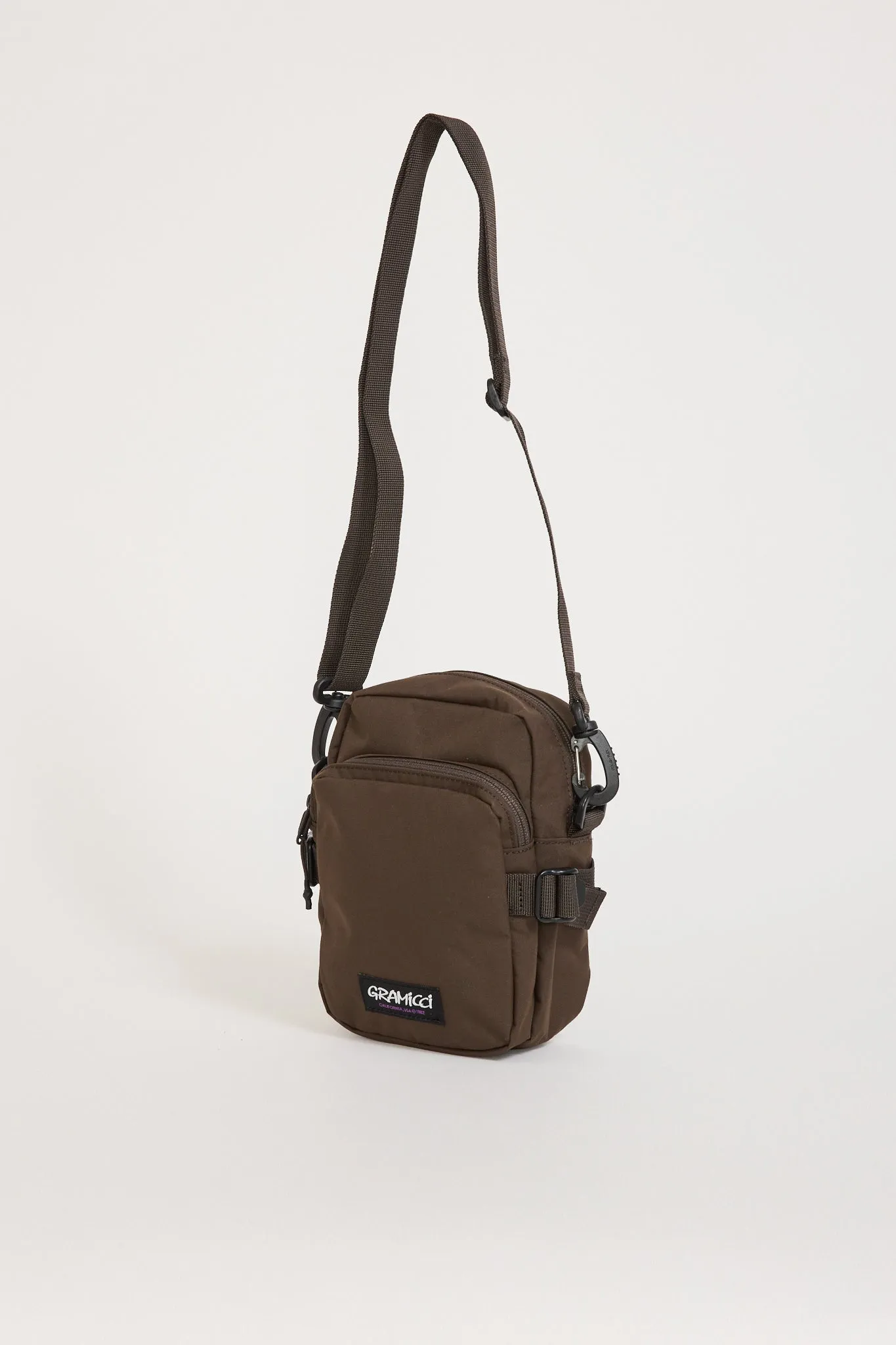 Cordura Mini Shoulder Bag Brown