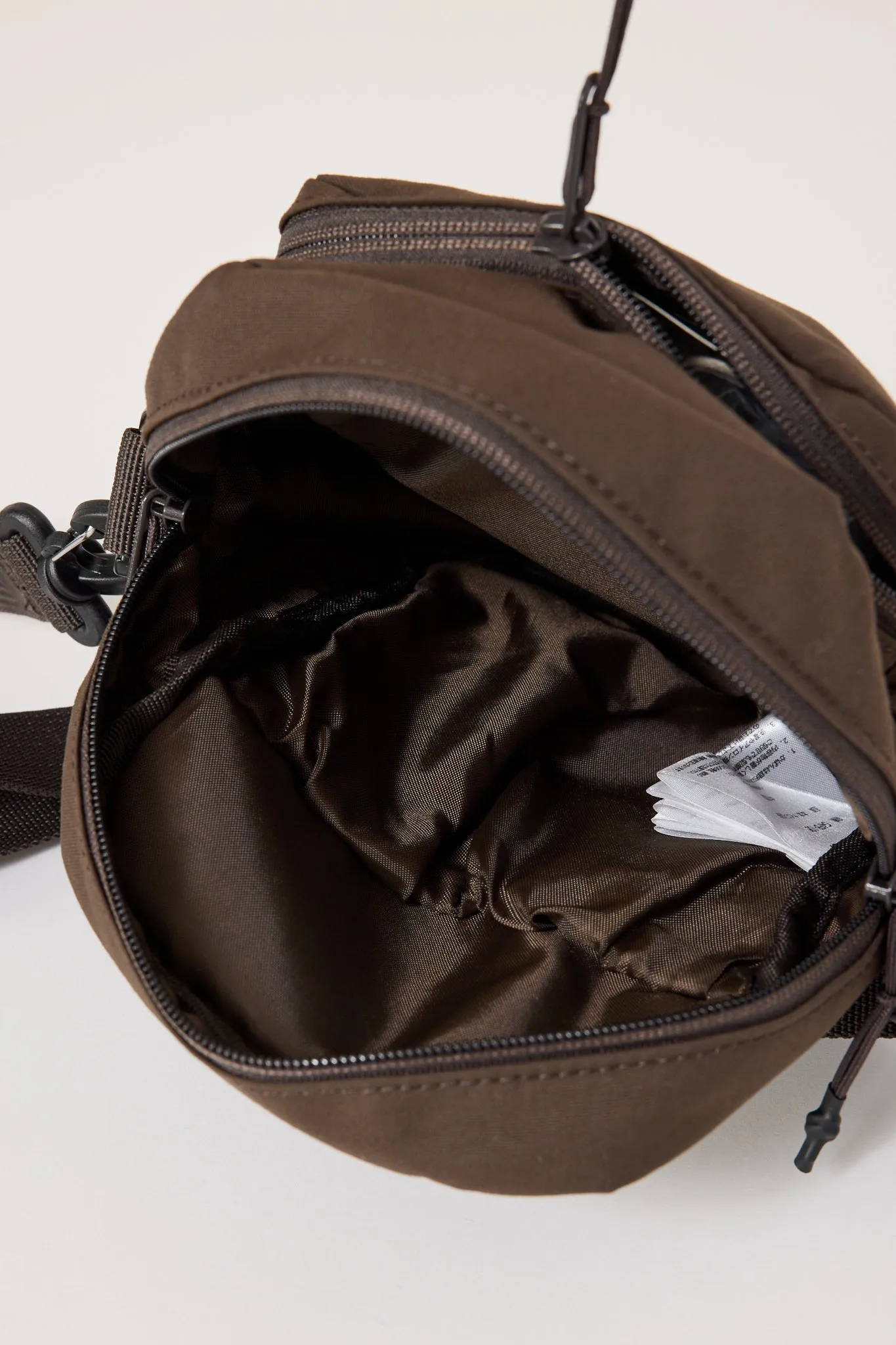 Cordura Mini Shoulder Bag Brown