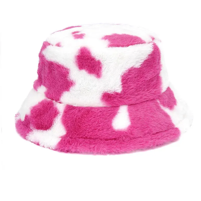 Cow Print Bucket Hat