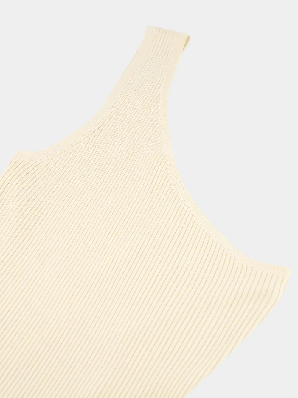 Cream Wylie One-Shoulder Top