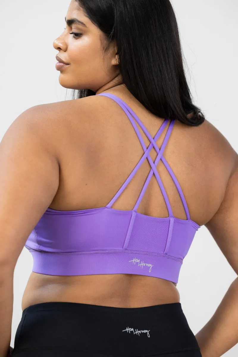 Criss-Cross Bra Violet