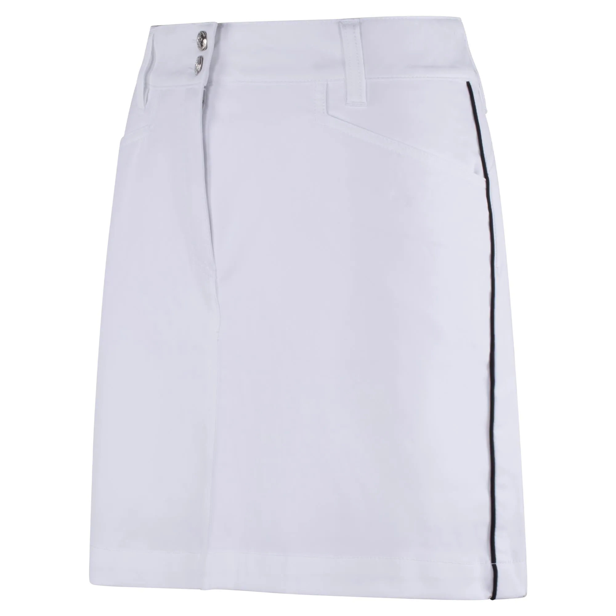 Daily Ladies Golf Skort White 45CM for Sports Glam