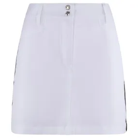 Daily Ladies Golf Skort White 45CM for Sports Glam