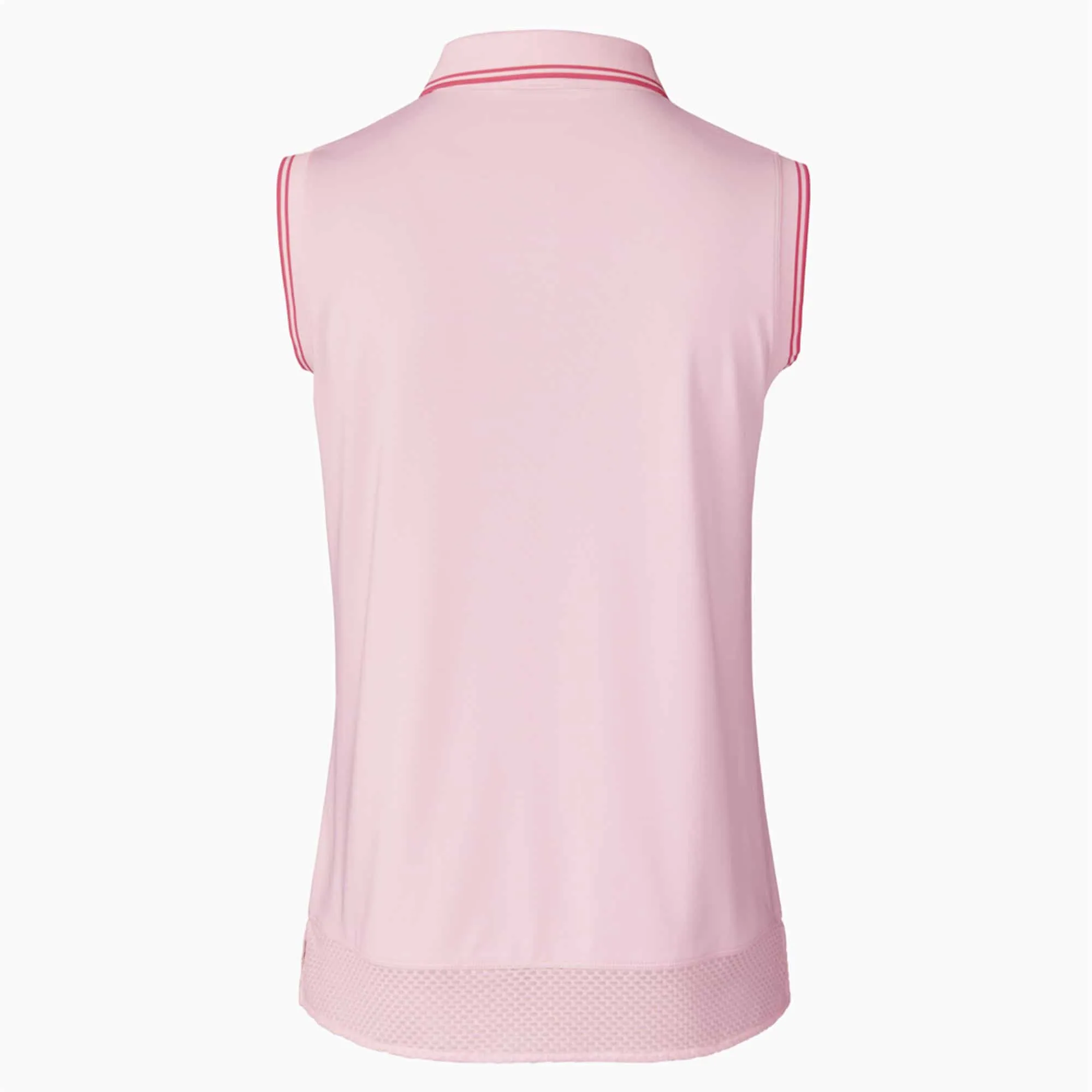 Pink Sleeveless Polo Shirt by Daily Sports