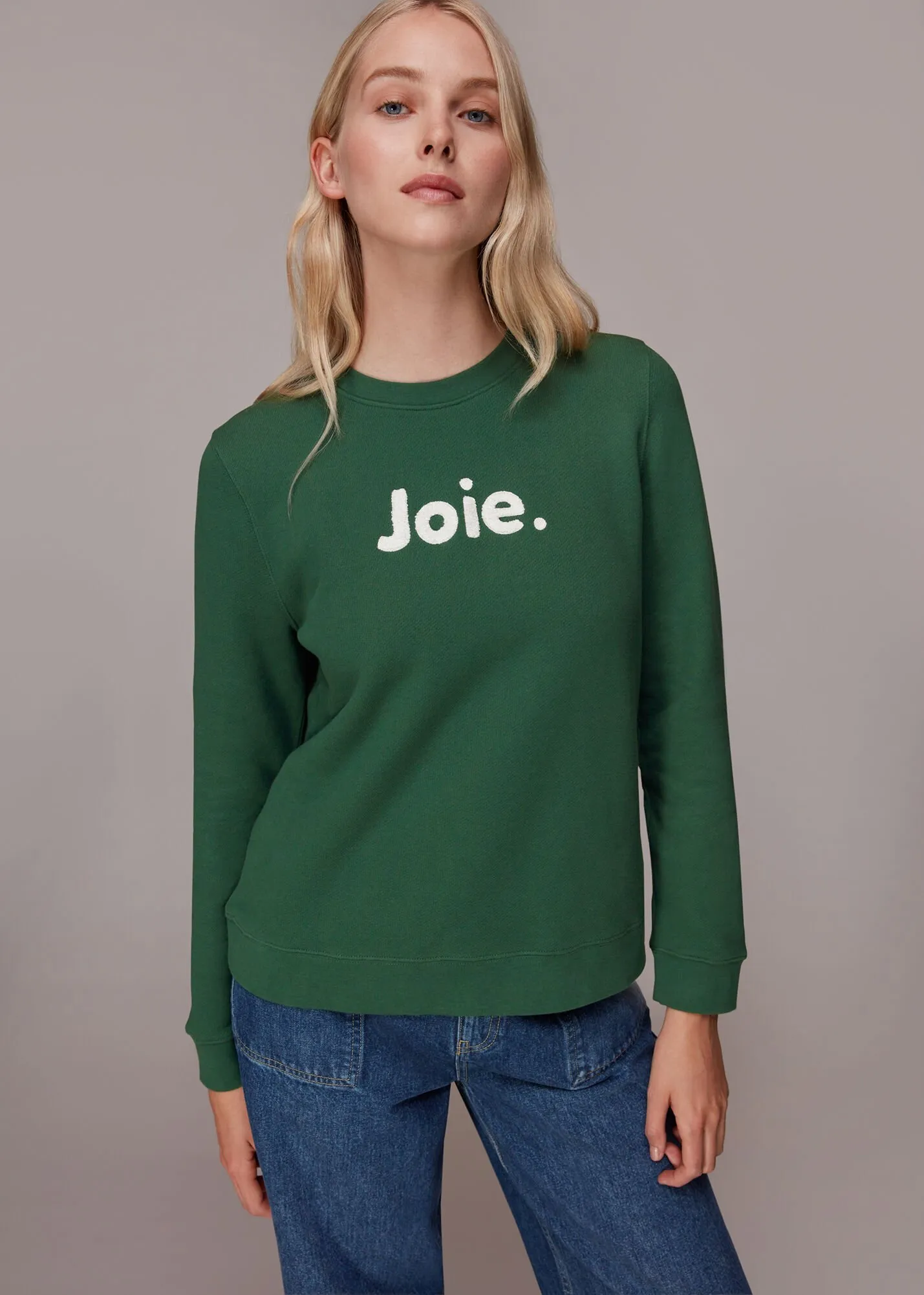 Dark Green Joie Logo Sweatshirt