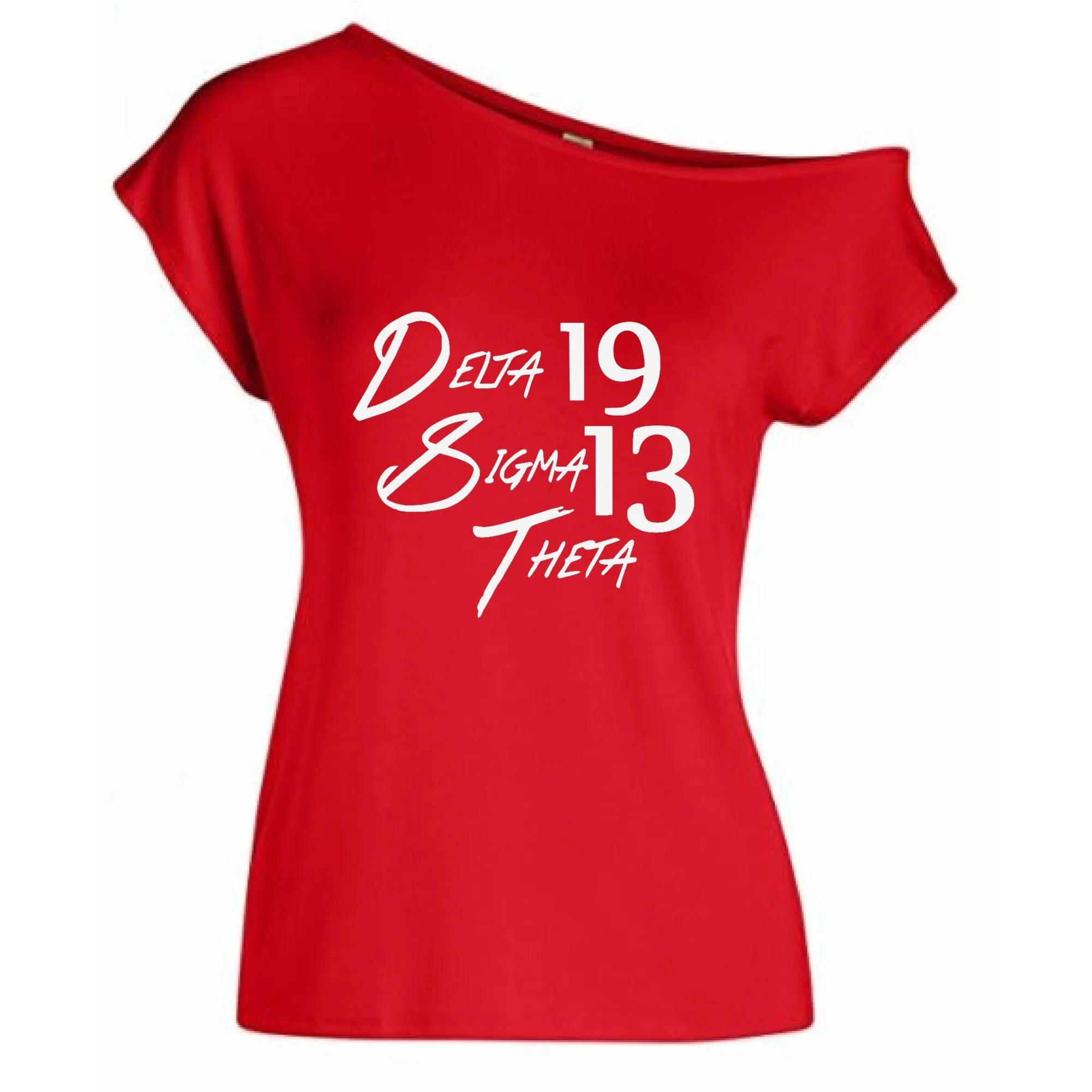 Delta Sigma Theta 1913 Off Shoulder Tee