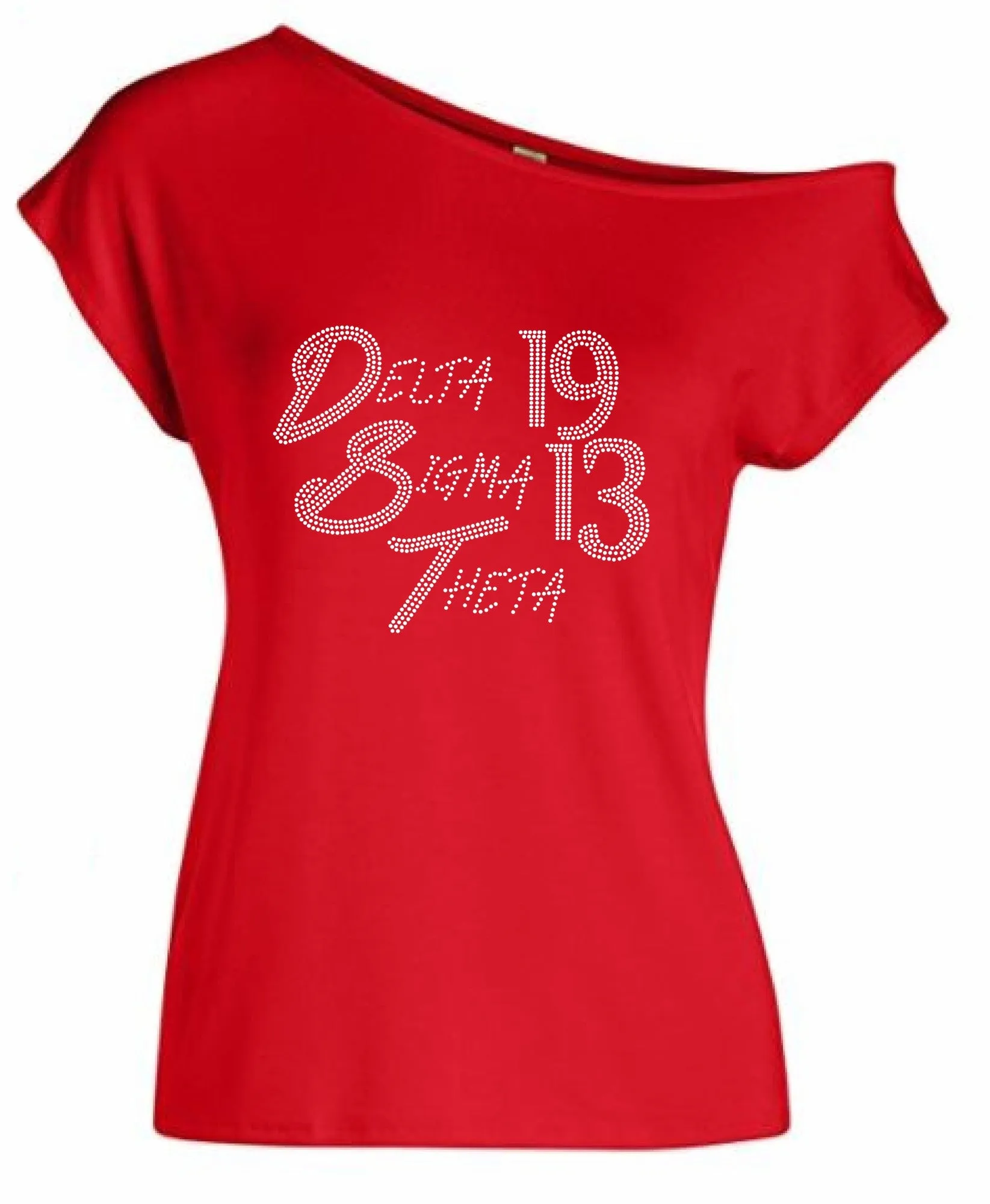 Delta Sigma Theta 1913 Off Shoulder Tee